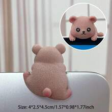 1PC Creative Resin 6 Animal Statue Ornament For Computer Monitor, Car Center Screen And TV Decoration, Personalized Animal Collection Mascot Resin Crafts For Home Office Decoration - Multicolor - View 14