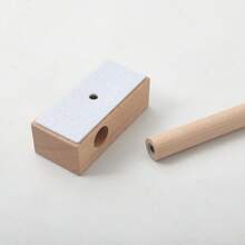 Soporte rectangular de madera para campana de cuna, accesorio de cuna de bebé de fácil instalación, gancho para campana de cama, soporte universal para habitación de bebé, barra para colgar mosquitera, accesorio de cuna para bebé recién nacido, soporte ajustable para campana de cama, regalo de Navidad, Halloween, cumpleaños, utilería para fotografía - Multicolor - Ver 4