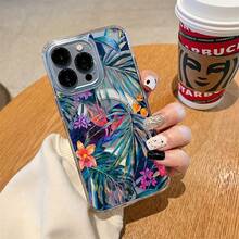 Funda de teléfono magnética con pintura al óleo de flores, graffiti colorido transparente, compatible con iPhone 16 15 14 13 12 11 X X/SMAX, soporte magnético compatible con carga inalámbrica de Apple, funda protectora simple XS, funda de teléfono XS Max - Colores mixtos - Ver 3