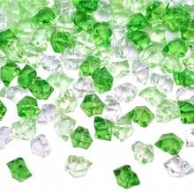 2000 件/袋小尺寸花瓶填充水晶装饰（假水晶石）用于鱼缸造景，彩色亚克力假钻石填充物用于珠宝盒，情人节装饰