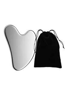 1 pezzo/2 pezzi Tavoletta Gua Sha a forma di cuore spessa + Tavoletta Gua Sha per le labbra, stimola i punti di agopuntura, allevia la stanchezza, allunga i tendini, raschietto Gua Sha, spatola per maschere facciali, cucchiaio per raschiatura, dimagrimento, massaggio facciale e dorsale, oli essenziali, set per salone di bellezza Gua Sha, tavoletta per massaggio di medicina tradizionale cinese, portatile, accessori per il trucco + sacchetto con cordoncino