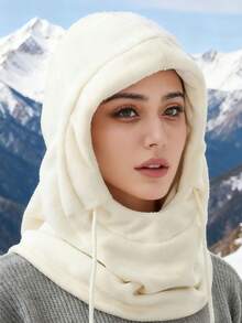 1pc Or 2pcs Unisex Cycling Cap, Winter Warm Face Mask Scarf 3-In-1 Thermal Lined Windproof Dust-Proof Ear Warmer Ski Hat, Suitable For Daily Outfit, Skating, Skiing, Etc.