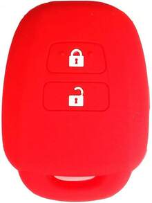 Car Key Case - 2 Red Buttons - View 4