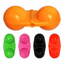 Luya Bell Double-Sound Bead Card Wire Bell Plastic Bait With Built-In Steel Ball Alarm Signal Accessory