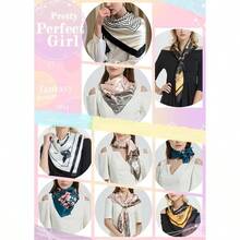 Women Scarves Accessories - 12 Pink, Leopard Pattern - View 5