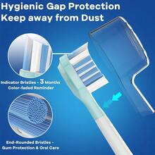 ZxcvReplacement Ea  Pils Sonicare TectiveClean 4100 5100 6100 Clean 9500 ExpClean 7500 FlexCare EyW   C3 G3 W3 C2 G2  W 6 PackToothbrush Replacement Heads - trắng - Xem 4