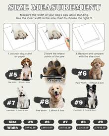 Dog Boots Hot Pavement & Snow, Waterproof Non-Slip Dog Shoes With Reflective Straps, Adjustable Pet Booties Small To Large Dogs, Outdoor Paw, 4Pcs - màu đen - Xem 4