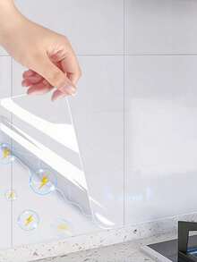 Kitchen Oil-Proof Stickers, Non-Adhesive Electrostatic Stove, Range Hood, Tile Wall Stickers, Transparent Anti-Mold, Oil-Proof And High-Temperature Resistant Wallpaper - Multicolor - View 12