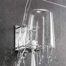 Stainless Steel Adhesive Wall Mounted Toothbrush Holder, 3 In 1 Organizer For Toothbrush, Toothpaste, And Cup (Silver (2 Pack)){Inchcolor_nameinch:InchSilver(2Pack)Inch} - Silver(2Pack) - View 5