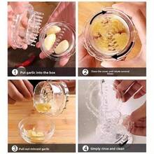 1 pièce Presse-ail, design hygiénique facile à nettoyer, fonctionnement à pression unique, broyage sans laisser de taches - Presse-ail manuel robuste, convient pour les gousses d'ail et les ustensiles de cuisine, broyeur et hachoir à ail - Presse-ail en plastique, hachoir à ail manuel, accessoire de cuisine, couleur aléatoire - Multicolore - Voir 8