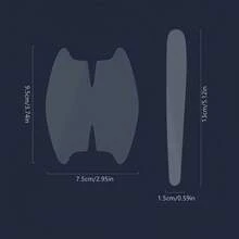 8片装TPU门碗保护膜 - 透明、防刮擦把手保护贴纸，易于粘贴，耐用乙烯基材质