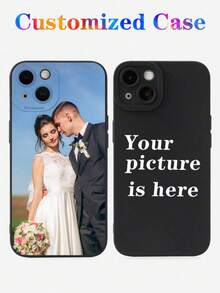 1pc Customized Image Phone Case, Personalized Photo Phone Case, Phone Case With Custom Image, Customized Image Phone Case, Anniversary Gift, Valentine's Day Gift, Birthday Gift, Wedding Gift, Mother's Day Gift, Father's Day Gift, Best Friend Gift, Gift For Mom/Dad, Gift For Boyfriend, Gift For Girlfriend, Fits 11 12 13 14 15 16 Pro Max,Season Picks