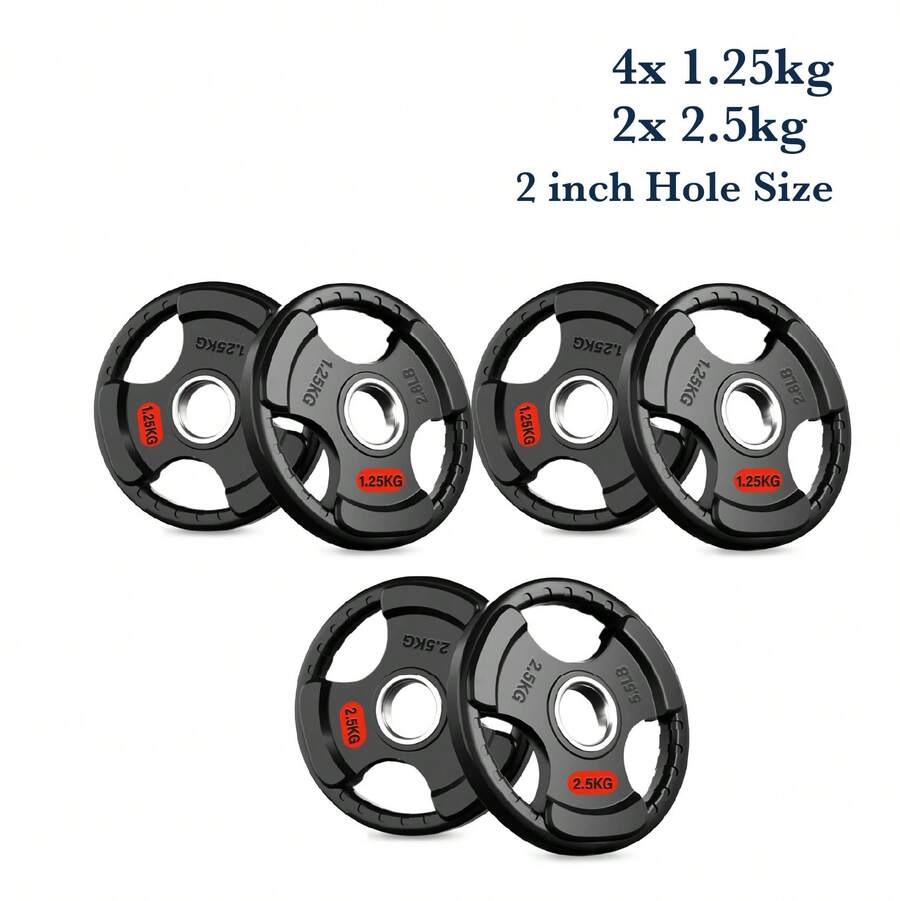 Shark Power Gear 10kg Set Tri Grip Weight Plate - 10kg Set Tri Grip Weight Plate - View 1