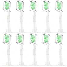 Designed For Sonicare Replacement Heads, Electric Toothbrush Replacement Brush Heads Compatible With Philips Sonicare, 10 Pack, White{Inchcolor_nameinch:InchWhiteinch,Inchsize_nameinch:Inch1Count(Packof10)Inch} - White - View 1