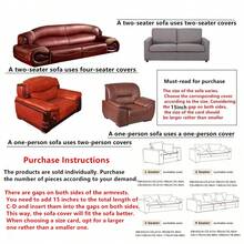 1 Pc Stretch Ruffled Sofa Cover, Dust-Proof Sofa Slipcover For 1/2/3/4 Seater Sofas, Soft Material Suitable For Living Room, Bedroom, Study, Home Decor - Mandu-skirt - View 5