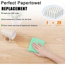 12 Pack Kitchen Dish Cloths (10 X 10 Inches, Cream Yellow), Super Soft And Absorbent Coral Velvet Dish Towels, Nonstick Oil Fast Drying Microfiber Cleaning Cloth, No Lint Household Dishcloths, 2025 - 綠色 - 查看 6