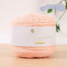 1 Roll/100g Soft Premium Yarn, 16-Ply Medium Thickness - Pastel Colors (Pink, Purple, Yellow, White) - Perfect For Knitting Scarves, Gloves, Sweaters, Hats, Bags And DIY Crafts, Handmade Yarn | Pastel Yarn | Soft Texture - Multicolor - View 37