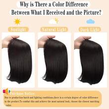 2025 New Model Hair Toppers For Women Large Base Toppers Hair Pieces For Women With Thinning Hair Clip Ins Fake Bangs Perfect Solution For Thinning-Hair And Stylish Upgrade 15 Inch - nụ cười-Nâu sẫm MỚI-ZP - Xem 3
