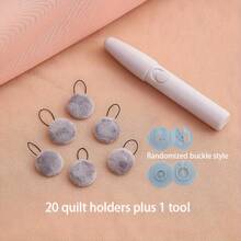 No-Clip No-Pin Duvet Cover Fixer With Elastic White Fixer And Fluffy Pom-Poms (Pink/Gray/Blue) - Bed Sheet Clip With Anti-Slip Suction Cup Mechanism, Non-Damaging Grip, Easy-To-Clean Nylon Bedding, Suitable For Quilts, Curtains, Towels, Mattresses - Firm Grip, No Clips/Sheet Clips, Fashionable Bed Accessories, One-Button Operation, Compatible With Single/Double Beds, Sheet Lock Buckle, Extra Large Sheet Fixer, Fixed Sheets, Bedding Button - Grey - View 12