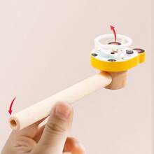 漂浮吹管球游戏玩具，漂浮吹管球平衡吹奏玩具，减压平衡吹奏玩具，适合幼儿、儿童、成人，趣味派对用品 - 彩色 - 查看 8