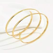 1Pc Women Arm Cuffs Metal Wire Arm Band Upper Arm Bangle Best Friend Gifts Women New Years Christmas Gifts For Women Accesorios Mujer - 金色的 - 查看 4