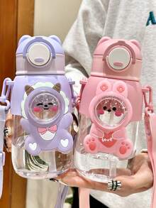 Customized Children's Water Cup Summer Net Red High Appearance Straw Cup Boys And Girls School Kindergarten Baby Kettle - D Children's Water Cup - View 4