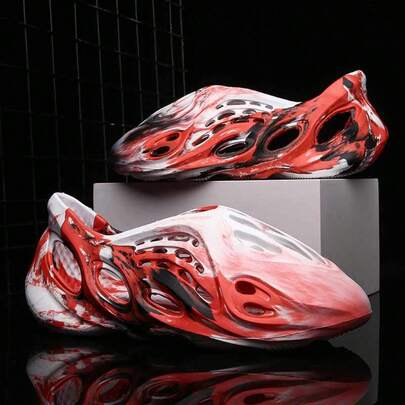 Foam Runners Shoes, Fashion Foam Runners Sneakers, Cloud Slides Slip-On Beach Sandals Casual Walking Shoes Lightweight Water Shoes For Women Men