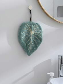 1 件/3 件创意叶子设计手巾，悬挂式装饰毛巾，适用于厨房、浴室、卧室，吸水且易于清洁，个性化毛巾