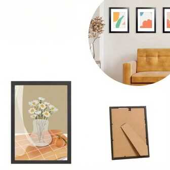 Valentine's Day Wooden Photo Frame Hanging Decoration Desktop Or Wall Photo Decorative Painting Artwork Photo Frame Display