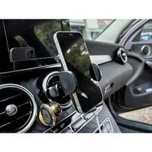 szyuchen Soporte para teléfono celular de coche para Mini Cooper Countryman Paceman Clubman JCW S R52 R53 R56 R55 R60 F56 F55 F60 R58 F57 All4 CD Accesorios Ronda de ventilación de aire para teléfono - Negro - Ver 2