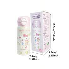 Miniso Sanrio Hello Kitty Lesi Dual - Drinking Series 304 Insulated Cup 360mL/12.17oz, For Daily Commute, Cute And Healing Style, Dual - Drinking Design Is Super Convenient(1PC) - Pink - View 12