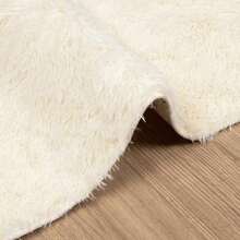 vidaXL Teppich Shaggy Hochflor NAVARRA Creme 160x230 Cm Polyester - White - View 5