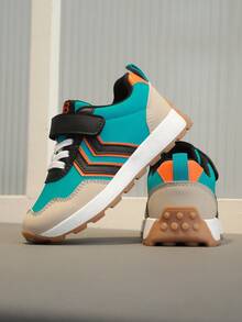 1 Pair Children's Flat Casual Sneakers For School - Green - View 8