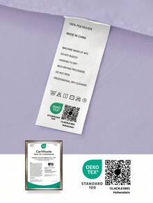 1 件浪漫法式荷叶边绗缝信封式枕套（不含枕芯），精致浪漫装饰枕套，适用于卧室/宿舍/沙发/躺椅，送给爱人的礼物，通过 Oeko-Tex 认证 - 紫色 - 查看 5