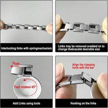 Silver Stainless Steel 6.75 Inch Italian Charm Bracelet Starter With Opening Interchangeable 9mm Modular Nomination Bracelet Jewelry Women Men - Bộ 10 mặt dây chuyền bạc A - Xem 7