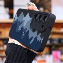 Funda de Teléfono Wave Line Adecuada para Samsung Galaxy S24 Ultra/S23+/S22/S21 Series, Resistente a Impactos, Antideslizante, Ligera, Nuevo Diseño de  de Moda, Funda Protectora Suave de TPU de Alta Calidad - Colores mixtos - Ver 6