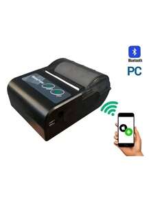Mini Portable Bluetooth Printer 58mm Android - Black - View 5