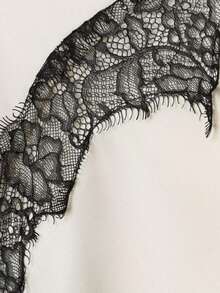 Seelio New Women's Fashion European Style Lace Decor Sexy Lingerie-Style Top