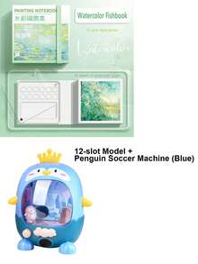 1个迷你便携式水彩颜料板，旅行涂色书，素描本带调色盘套装，水彩颜料采用小方盒包装，适合绘画，返校必备 - 隨身水彩筆/加厚50張/本(含調色盤) - 查看 17