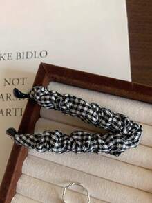 复古豹纹波点褶皱香蕉夹，女士后脑勺发夹，马尾夹，竖款发夹，发卡，发饰，爪夹，发爪，发夹，发卡