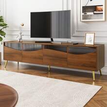 Television Stands & Entertainment Centers - Wood - View 3