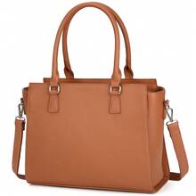 NEWHEY Women's Leather Handbag, Top Zipper Design, Classic Shoulder Bag, Suitable For Office, Business And Travel