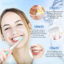 Pasta de dientes de cúrcuma, elimina profundamente las manchas y la decoloración, blanquea los dientes, es suave y no irritante, protege la salud de las encías y proporciona un aliento fresco. - Amarillo - Ver 5