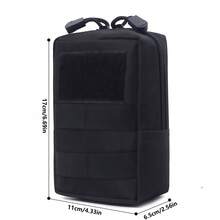 1pc Tactical Storage Bag - Portable Molle Bag, Perfect For Emergency Medical Supplies - Camping, Hunting, Hiking, Home And Car Use