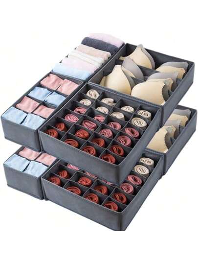 1pc,Drawer Organizer Divider Foldable Closet Storage Organizer Basket, And Fabric Organization Bins For Clothes, Underwear, Bras, Ties, Accessories, Socks