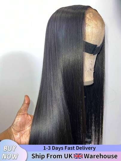 bling hair 42 Inch Straight Glueless Wigs Human Hair For Women Pre Plucked Pre Cut 6x4 5x5 9x6 Wear And Go Straight Human Hair Lace Closure Wigs Pre Plucked 13x4 13x6 360 Straight Human Hair Full Lace Front Wigs For Women 200% Density Brazilian Straight Human Hair Wigs Natural Black Everyday Party Use Needed Long Black Wig Versatile Hairpiece Sleek Hairstyle Realistic Hairpiece Beauty Accessory Beginner Friendly For Sports, Vacation, Halloween, Christmas, Festivals, Proms, Outdoor, Cosplay, Campus, School, Beach, Wedding, Camping, Holiday, Summer Outfits, Charming, Elegant, Casual, Y2K Fashion, SS25 Styles, For Daily Use