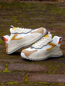 BHZPE 轻便透气网面男士跑步鞋，减震耐穿的步行运动鞋，休闲慢跑运动鞋，适合户外休闲活动