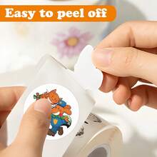 500PCS FunnyDog Stickers Roll Aesthetics Stickers Scrapbooking, Diary, Bumper, Skateboard, Water Bottle, Cartoon, Hard Hat, Car Stickers - Multicolor - View 5