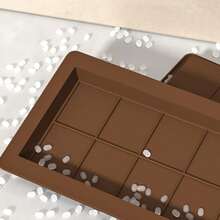 1个巧克力棒模具，大号加厚硅胶巧克力棒模具，大号巧克力糖果棒模具，适合DIY烘焙，返校季必备 - 彩色 - 查看 10