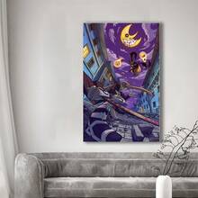 Framed Soul Eater Poster, Japan Anime Poster, Poster Print, Canvas Art Poster Wall Art Picture Print Modern Family Bedroom Decor Posters. Idea Gift For New Year, Thanksgiving Day, Christmas, For Room Decor, Kitchen Decor, Living Room Painting, Halloween Decor, Bathroom Decor, Home Decor, Wall Decor, Bedroom Decor. - framed(有框) - 查看 3